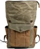 MORGNTAU Zaino vintage "Traveler" / tela cerata / Anteprima dell’immagine prodotto 3