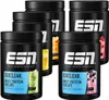 A collection of ESN Iso Clear Whey Protein Isolate tubs, showcasing different flavors. Produktbild-Vorschau