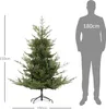 HOMCOM Sztuczna choinka bożonarodzeniowa 150 cm, szeroka Podgląd zdjęcia produktu 6