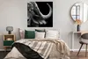 MuchoWow® Poster Büffel - Tiere - Schwarz - Weiß 100x100 cm Produktbild-Vorschau 4