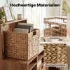 Wiltec Korb aus Wasserhyazinthe 26 x 26 x 26 cm, Produktbild-Vorschau 7