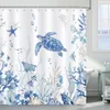 Unyqoos® Maritime douchegordijn, 180x180 cm – 100% Productafbeelding-voorbeeld 2
