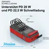63800mAh Solar Powerbank Handkurbel Ladegerät, 22,5W Fast Produktbild-Vorschau 6