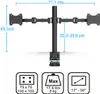 Supporto per monitor Fleximounts D1D Supporto da tavolo con Anteprima dell’immagine prodotto 5