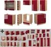 Küchenzeile Vicco Fame-Line Bordeaux Hochglanz/Goldkraft Produktbild-Vorschau 8
