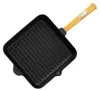 Famanu Grillpfanne 28 cm mit Holzgriff - Gusseisen Produktbild-Vorschau 3