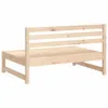 Divano da centro giardino 2 pezzi 120x80 cm in legno di Anteprima dell’immagine prodotto 5