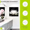 ARTland Glasbild Zwei Lotusblumen auf dem Wasser Größe: Produktbild-Vorschau 2