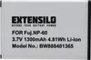 EXTENSILO Akku Ersatz für Ricoh DB40, DB43 für Kamera (1300 Produktbild-Vorschau 1