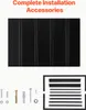 A collection of installation accessories for a VEVOR Fenstermarkise. Anteprima dell’immagine prodotto