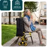 Skládací nákupní vozík VOUNOT® se 6 koly, chladicí Náhled obrázku produktu 13
