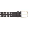 Vanzetti Pelle cintura Belt 35MM W85 Black nero Anteprima dell’immagine prodotto 5