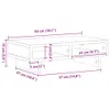 Monitorständer Weiß 50x27x15 cm Holzwerkstoff Produktbild-Vorschau 9