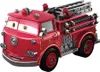 A red toy fire truck with a ladder on top, presented against a white background. Podgląd zdjęcia produktu