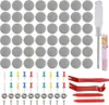 A collection of car headliner repair kit components laid out on a white background. Produktbild-Vorschau