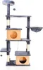 Tiragraffi Fudajo in grigio scuro alto 161 cm, tiragraffi Anteprima dell’immagine prodotto 5