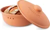 Römertopf Brottopf Rund Ø 30cm - Brotkasten Terrakotta aus Produktbild-Vorschau 2