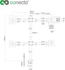 conecto CC50286 Schreibtischhalterung für 4 Monitore 33-69 Produktbild-Vorschau 4