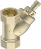 A brass Y-strainer filter with threaded connections and a small cap on the side. Anteprima dell’immagine prodotto