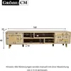 A diagram showing the dimensions of a TV cabinet. Produktbild-Vorschau