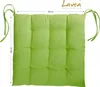 Lavea® Sitzkissen 40x40 cm, 4er Set, Lindgrün - mit Produktbild-Vorschau 4