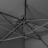 sweeek - Rechteckiger Sonnenschirm 3x4 m - Grau Produktbild-Vorschau 5