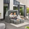 HOME DELUXE - Strandkorb HOLBY - 160 x 69 x189 cm - per Produktbild-Vorschau 3