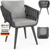 tillvex® Gartenstuhl 4er Set Wetterfest mit Armlehne | Productafbeelding-voorbeeld 1