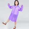 Kinder,Wasserdicht,Regenponcho,,Klar,Eva,Regenmäntel,mit,Kap Produktbild-Vorschau 3