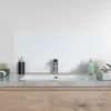 DEQORI Küchenrückwand Glas 100x50 cm 'Hellgrau' Produktbild-Vorschau 4