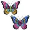 Ensemble de 2 papillons métalliques pour jardin – Voir les images du produit 1