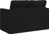 Rear view of a black sofa bed. Produktbild-Vorschau