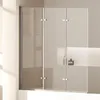 EMKE 120x140cm Badewanne Duschwand 3-teilig faltbar mit Produktbild-Vorschau 1
