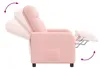 vidaXL Liegesessel Rosa Bouclé Produktbild-Vorschau 5
