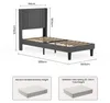 Bealife BF44 Upholstered, Einzelbett, Einzelbettrahmen mit Produktbild-Vorschau 6