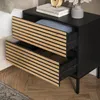 Vicco Nachttisch Eliza, 2er set, Artisan Eiche/Anthrazit Produktbild-Vorschau 4