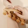 2er-Set Holz-Massageroller für Nacken, Rücken, Füße und Produktbild-Vorschau 4