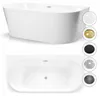 Corciano Vorwandbadewanne Pari 180x80 cm Weiß | Produktbild-Vorschau 2
