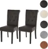 set di 2 sedie per sala da pranzo Chesterfield II, sedia da Anteprima dell’immagine prodotto 7