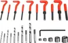 XINZI 131-tlg Gewindebohrer Gewinde Reparatur Satz Bohrer Produktbild-Vorschau 5