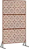 vidaXL Sichtschutz Grau 100 x 50 x 180 cm Wetterfeststahl Produktbild-Vorschau 3