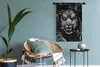 MuchoWow® Wandteppich Wandbehang Tiger zwischen den Blumen Produktbild-Vorschau 5