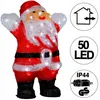 LED Weihnachtsmann 42 cm mit 50 LEDs – Weihnachtsfigur Deko Produktbild-Vorschau 5