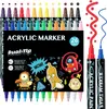 Acrylstifte, Acrylfarben stifte, Acrylic marker, 26 Farben Produktbild-Vorschau 1