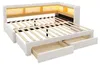 Flieks slaapbank 90x200 cm met uitschuifbaar bed, beklede Productafbeelding-voorbeeld 9