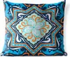 MuchoWow® Outdoor Kissen - Formen - Blau - Muster - 50x50 Produktbild-Vorschau 1