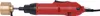 A red and gold electric bottle capping machine is shown against a white background. Podgląd zdjęcia produktu