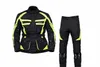 Motorradanzug Herren Set Schwarz Neon Racing Biker Jacke Produktbild-Vorschau 1