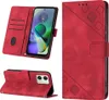 Pouzdro pro Motorola Moto G54 Embossed Flipové kožené Náhled obrázku produktu 1