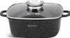 Quadratischer Topf/Bräter 2,8L Aluguss, Schwarzer Topf, Produktbild-Vorschau 1